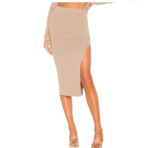 NWT revolve Cotton Citizen midi skirt with slit